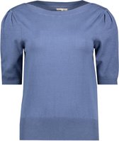 Mexx Trui Boatneck Pullover Ao0910023w 183929 Mid Blue Dames Maat - S