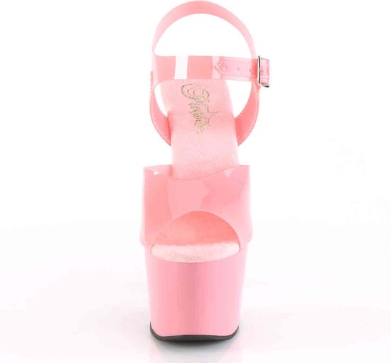 Sandale Pleaser avec bride à la cheville -45 Chaussures- ADORE-708N US 14 Rose