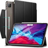 iPad Pro 12.9 (2020) hoes - Yippee Tri-fold - Slim Fit Smart Stand Case - Zwart