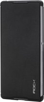Sony Xperia Z3 Plus Hoesje - Rock - Delight Serie - Kunstlederen Bookcase - Zwart - Hoesje Geschikt Voor Sony Xperia Z3 Plus