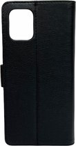 iPhone 12 Mini Zwart Stevige Portemonnee Wallet Case - Pasjeshouder - boek Telefoonhoesje Kunstleer - Book case - 2x Gratis Screen Protector