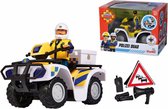 Simba - Brandweerman Sam - Politie quad inclusief figuur - Speelgoedvoertuig - Vanaf 3 jaar