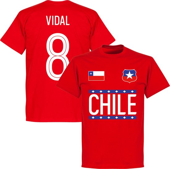Chili Vidal Team T-Shirt - Rood - Kinderen - 98