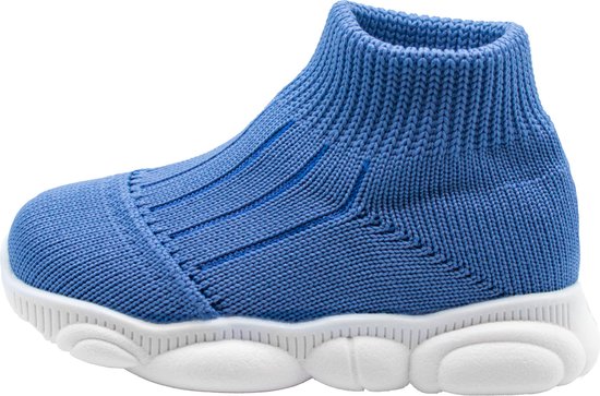 Babylini baby schoentjes Balans - blauw - maat 20 - anti-slip - instappers  | bol.com