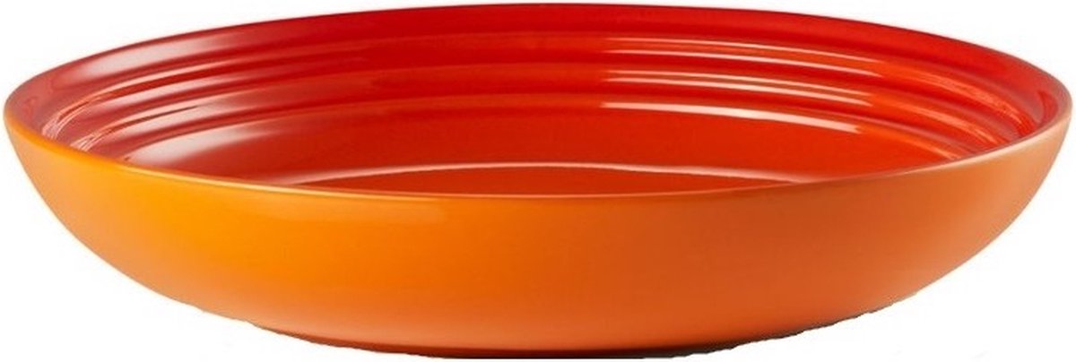 Le Creuset Diep Bord - Oranjerood - ø 22 cm