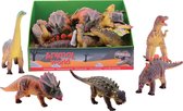 Animal World Dinosaurussen soft  26-38 cm 6 assorti