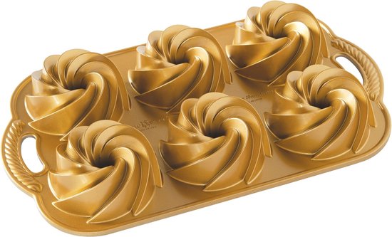Nordic Ware - Heritage Bundtlette Cakes Gold