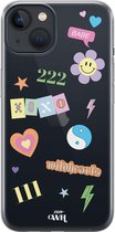 xoxo Wildhearts case voor iPhone 13 - Wildhearts Icons Colors - xoxo Wildhearts Transparant Case