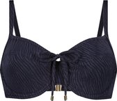 Midnight Zebra beugel bikinitop Donkerblauw maat 44C (90C)
