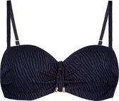 Midnight Zebra bandeau bikinitop Donkerblauw maat 40B (80B)