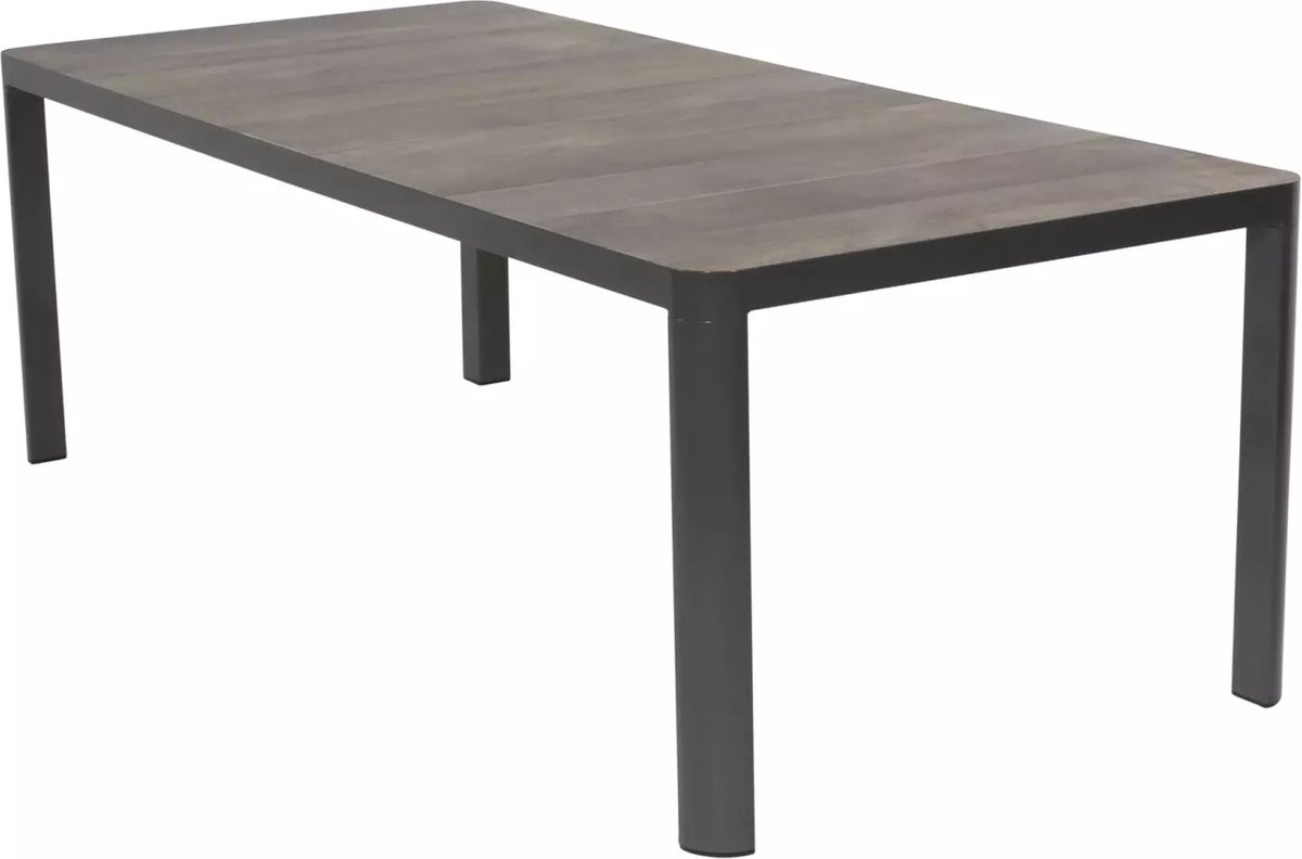 Les - Tuintafel Castilla nuance 160x90 cm - antraciet