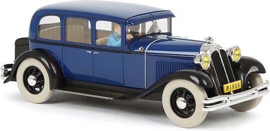Hergé . En voiture Tintin ! - La Limousine du Lotus Bleu (verte