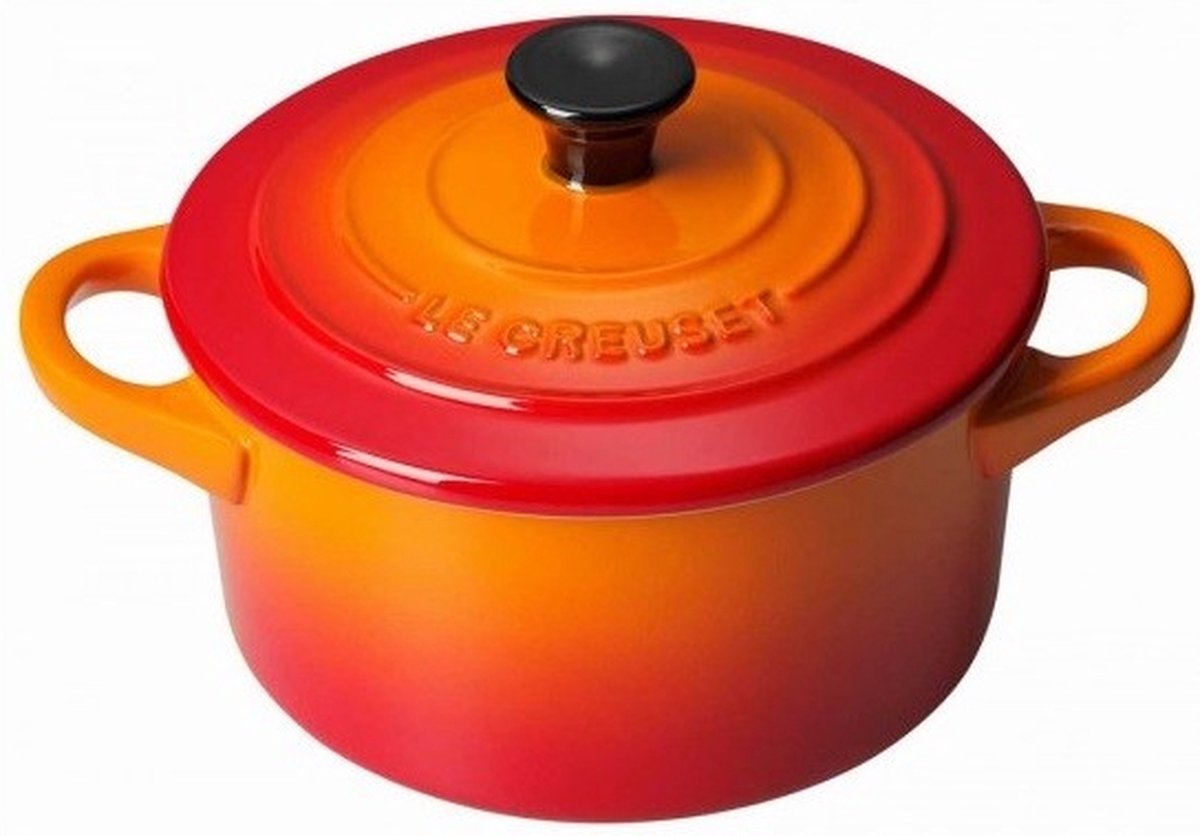 Le Creuset Mini Braadpan Signature Oranjerood - ø 10 cm / 250 ml