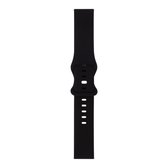 Voor Garmin VivoActive 3 8-gesp Silicone vervangende band horlogeband (zwart)