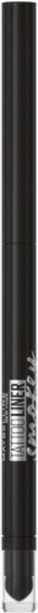 Maybelline Tattoo Liner Smokey Gel Pencil Waterproof Eyeliner Black - 3 x - Voordeelverpakking