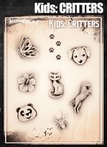 Wiser's Airbrush TattooPro Stencil – KIDS Critters