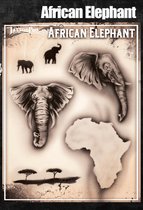 Wiser's Airbrush TattooPro Stencil – African Elephant