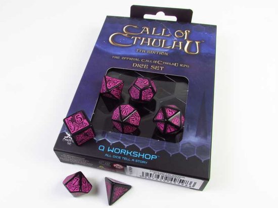 Afbeelding van het spel Call of Cthulhu 7th edition - Black & Magenta