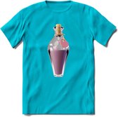 Valentijn love potion T-Shirt | Grappig Valentijnsdag Cadeautje voor Hem en Haar | Dames - Heren - Unisex | Kleding Cadeau | - Blauw - XL