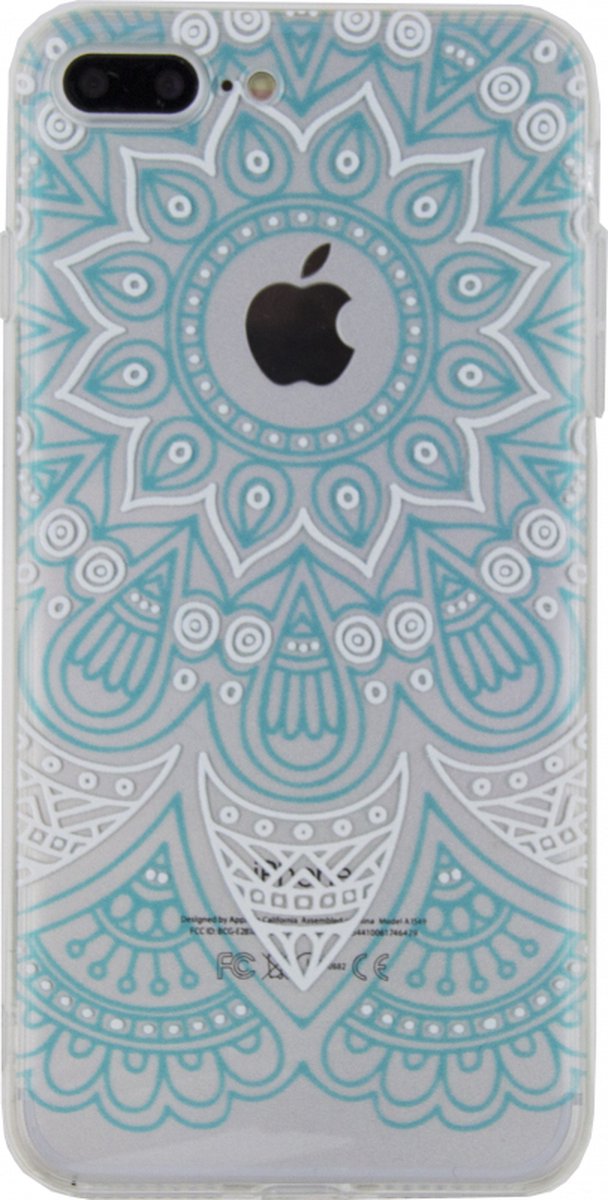 Apple iPhone 7 Plus Hoesje - Xccess - Serie - Hard Kunststof Backcover - Green Oriental - Hoesje Geschikt Voor Apple iPhone 7 Plus