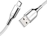 Cygnett Armoured Braided USB-A naar USB-C Kabel 1 Meter - Wit