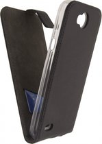 LG X Power 2 Hoesje - Mobilize - Gelly Classic Serie - Kunstlederen Flipcase - Zwart - Hoesje Geschikt Voor LG X Power 2