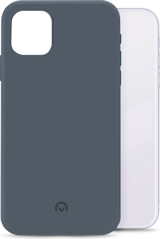 Coque Apple iPhone 11 - Mobilize - Série Rubber Gelly - Coque arrière en TPU - Blauw - Coque adaptée pour Apple iPhone 11