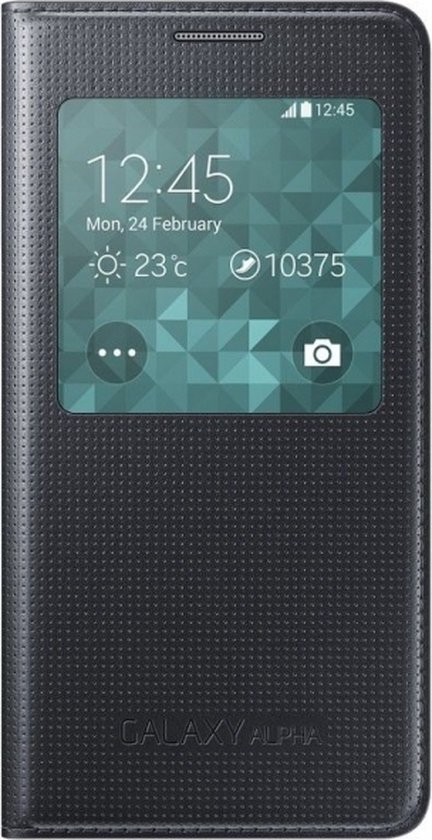 Samsung Galaxy Alpha S-View Cover Black