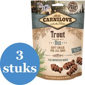 Carnilove Crunchy Snack Forel / Dille - 3 x 200 g