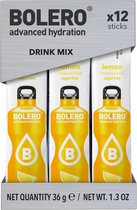 Bolero limonade sticks lemon - suikervrij - 12 x 3g