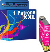 PlatinumSerie® 1x Cartridge XXL magenta alternatief voor Epson TE2703