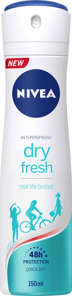 NIVEA Dry Fresh Dames Deospray – Langdurige Frisheid – 150 ml