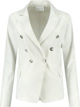 Helena Hart Blazer Rosa Biker in Ecru in M