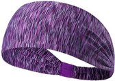 Sport hoofdband - Zweetband - Antislip - Haarband - one size - Paars