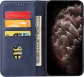 Smartphonica iPhone 11 Pro leren hoesje met magnetische sluiting - Blauw / Kunstleer / Book Case