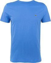 Lacoste small logo O-hals shirt blauw IV - XL