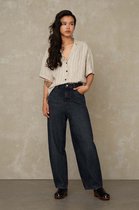 Kings Of Indigo - Leila Cropped  - Jeans - Zwart - 28 / 34
