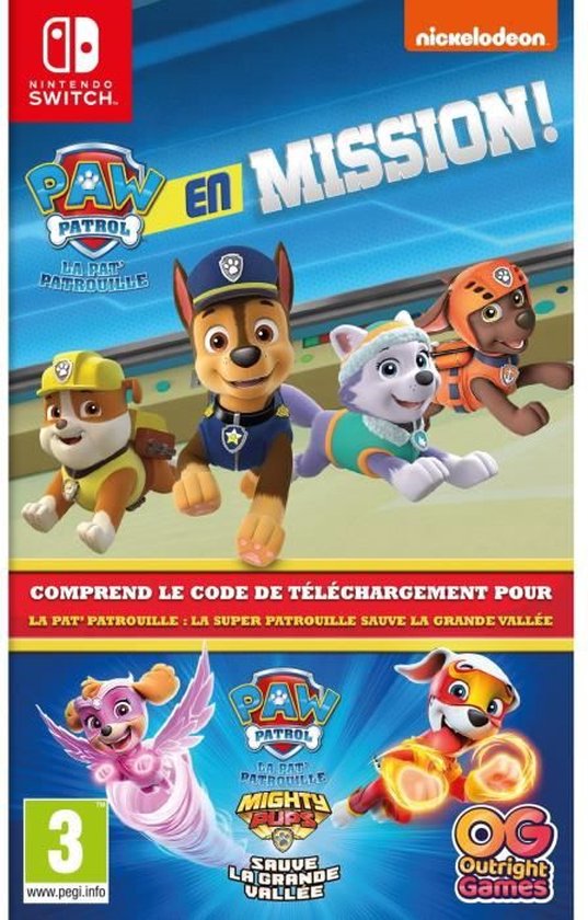 Foto: Paw patrol on a mission paw patrol save the great valley compilation switch game