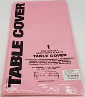 Tafelkleed roze kleur 137 x 274 cm