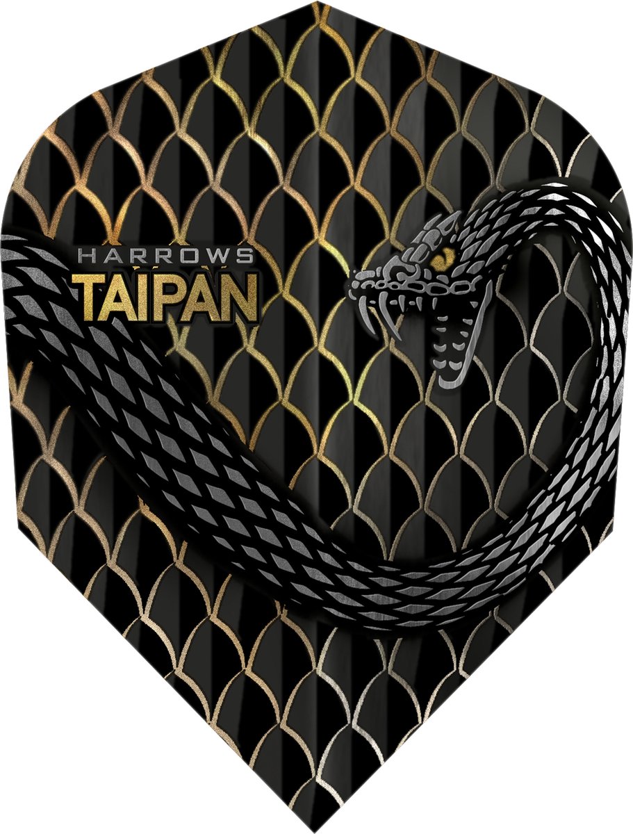 Harrows Taipan Dartflights - Goud
