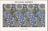 Walljar - William Morris - Kennet - Muurdecoratie - Poster met lijst