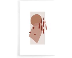 Walljar - Abstract Shapes - Muurdecoratie - Poster