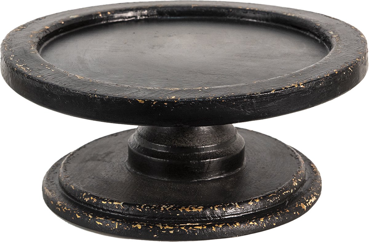 Clayre & Eef Etagère Ø 27x12 cm Bruin Hout