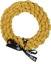 Ebi 'da-chain' gevlochten ring 18cm geel