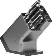 Ninja StaySharp - Ensemble de couteaux avec bloc et aiguiseur de couteaux intégré - 6 pièces - Acier inoxydable allemand - K32006EU