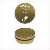 Pillen Blikje Met Naam Gravering - Ilse