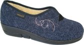 Fischer Dames Pantoffel 203528 - Blauw 555 - 43