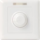 LED Dimmer - Zurnu Dimmy - Opbouw - 0-10V - 800W - Afstandsbediening - Enkel Knop - Incl. Afdekraam - Wit