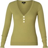 YESTA Vesa Trui - Olive Green - maat 4(54/56)