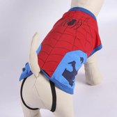 SPIDERMAN - Honden T-Shirt - XXS (Lengte 22cm - Borst 34-42cm)